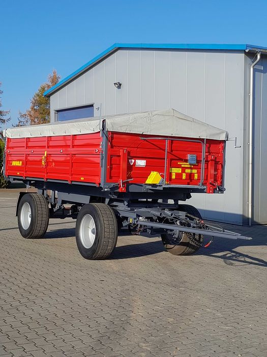 Przyczepa rolnicza IFA HL HW 8011 - 3 strony wywrot - 8 ton - Idealna