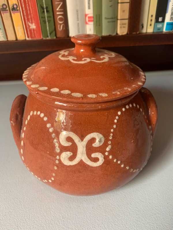 Pote de Barro Decorado