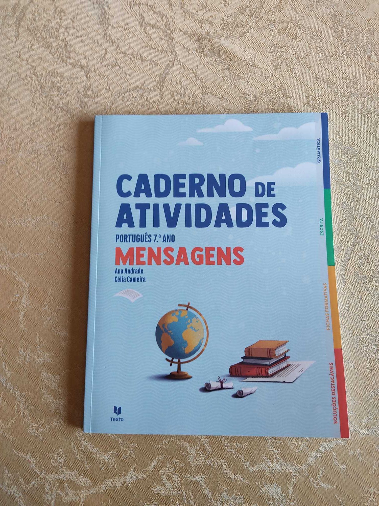 Mensagens 7 - Português - 7º ano - Caderno (NOVO)