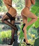 Pończochy 2 pary  damskie PLUS SIZE roz 5/6
