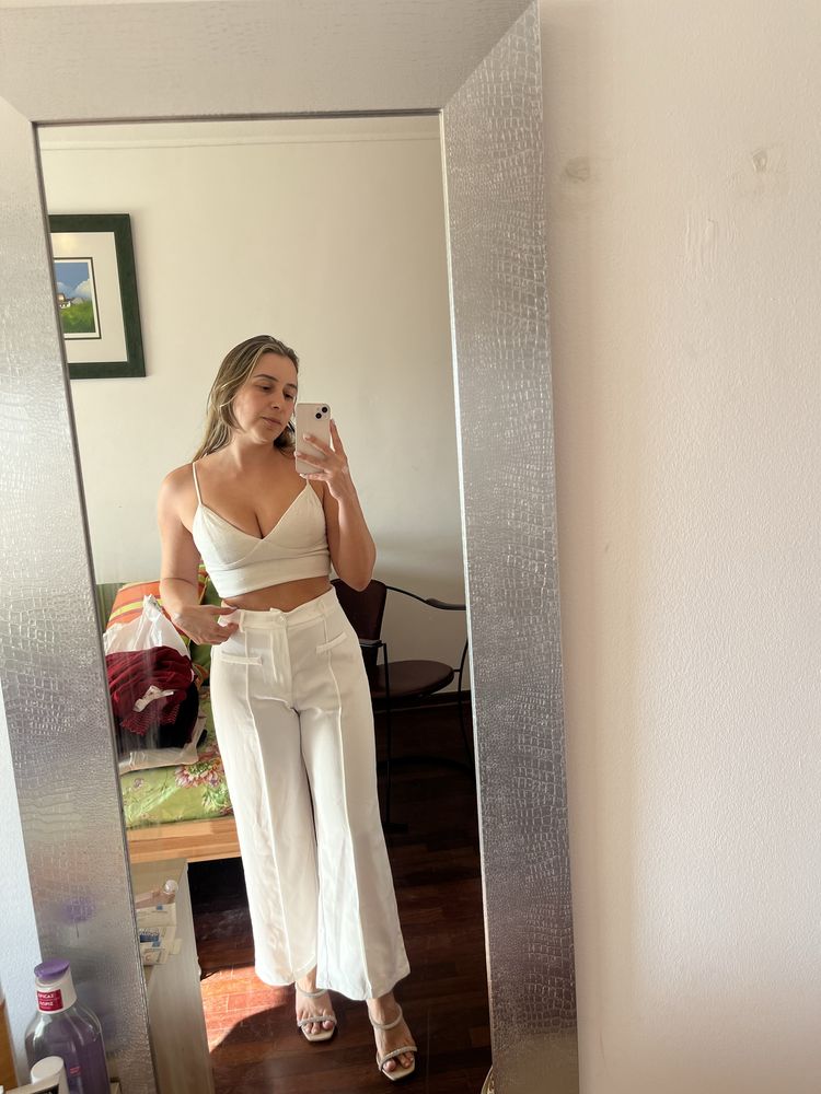 Calca linda branca