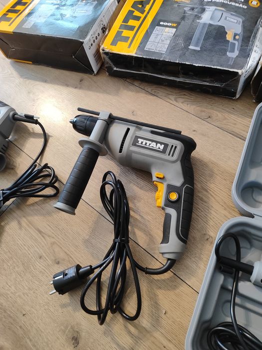 Zestaw elektronarzędzi Titan (wyrzynarka, wiertarka, multitool)