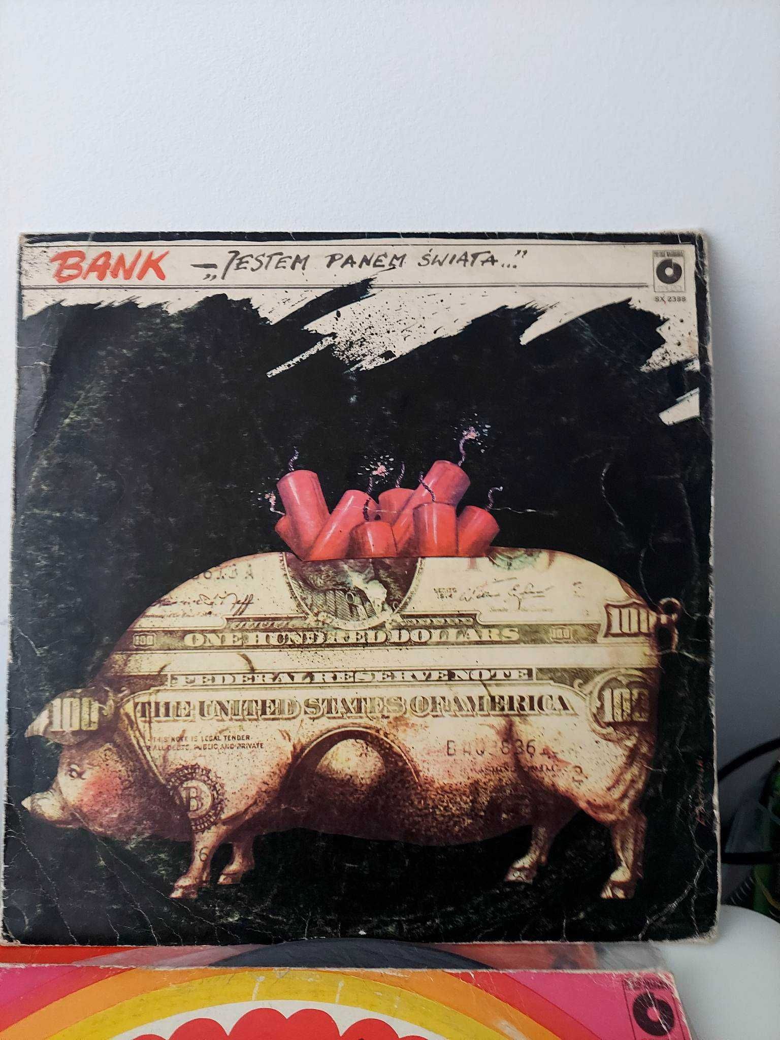 Mocny rock- 1 Album z 1981r rockowej Grupy  BANK  "Jestem Panem Świata