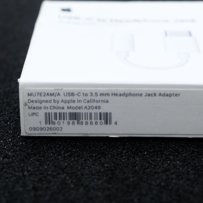 Оригінальный перехідник Apple USB-C to 3.5mm Type-C Адаптер