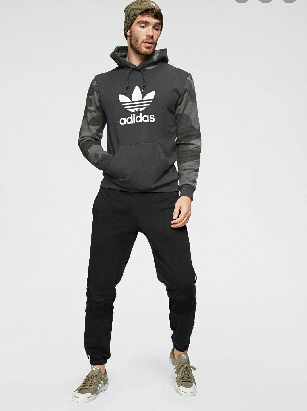 Bluza męska sportowa z kapturem adidas nowa oryginalna M L