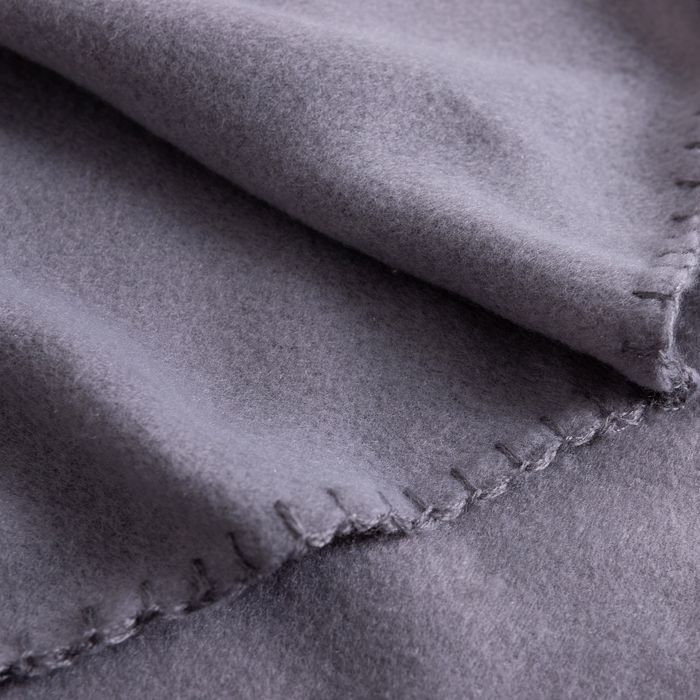 Koc Polarowy Szary Prima 120 X150 Cm