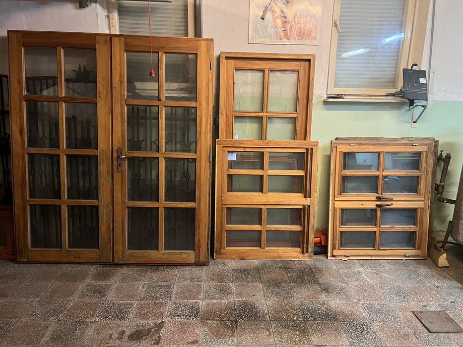 Okna drewniane szprosy 6 szuk