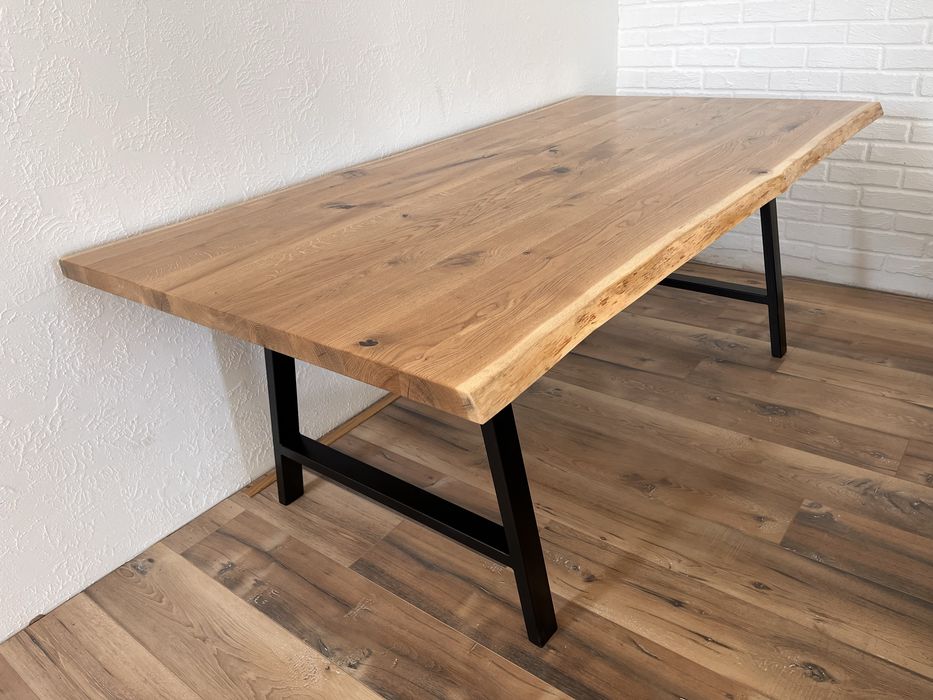 Stół dębowy. Stół loftowy jadalniany. Stoły dębowe. Stół 200/100.