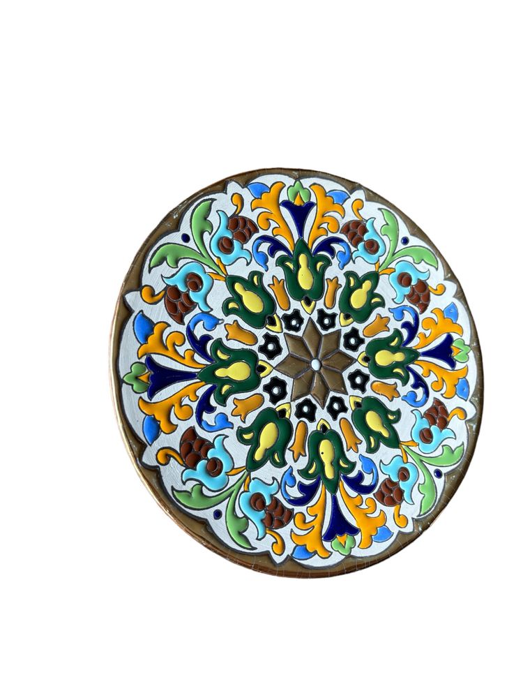 Talerz ozdobny na ścianę -Ceramicas Sevilla vintage prl