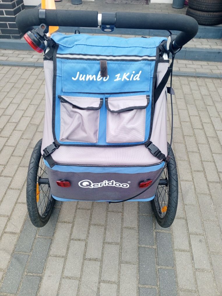 Qeridoo sport przyczepka rowerowa Jumbo jet