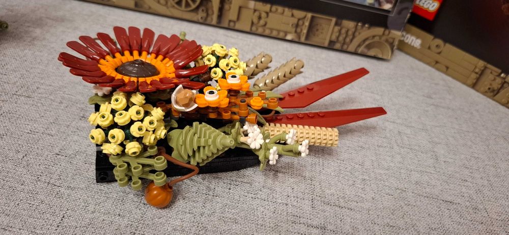 LEGO 10314 suszone kwiaty, stroik, UNIKATOWE- zakończona produkcja