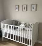Łóżeczko Woodies Hampton cot 140x70