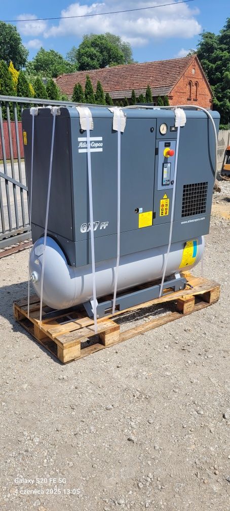 Kompresor sprężarka Atlas copco GX7ff gx 7 ff oszuszacz zbiornik