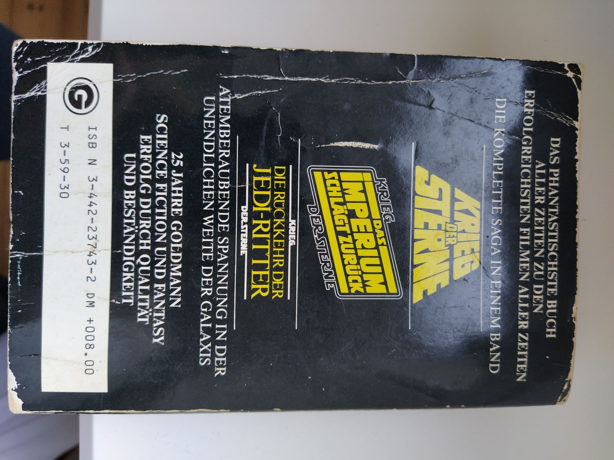 Książka niemiecka Die Star Wars Saga 1985 r.