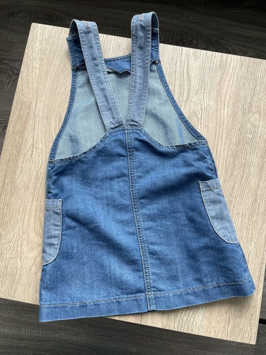 Джинсовий сарафан сарафанчик плаття сукня платя 104 110 юпка спідниця