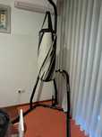 Saco de boxe com suporte de chão