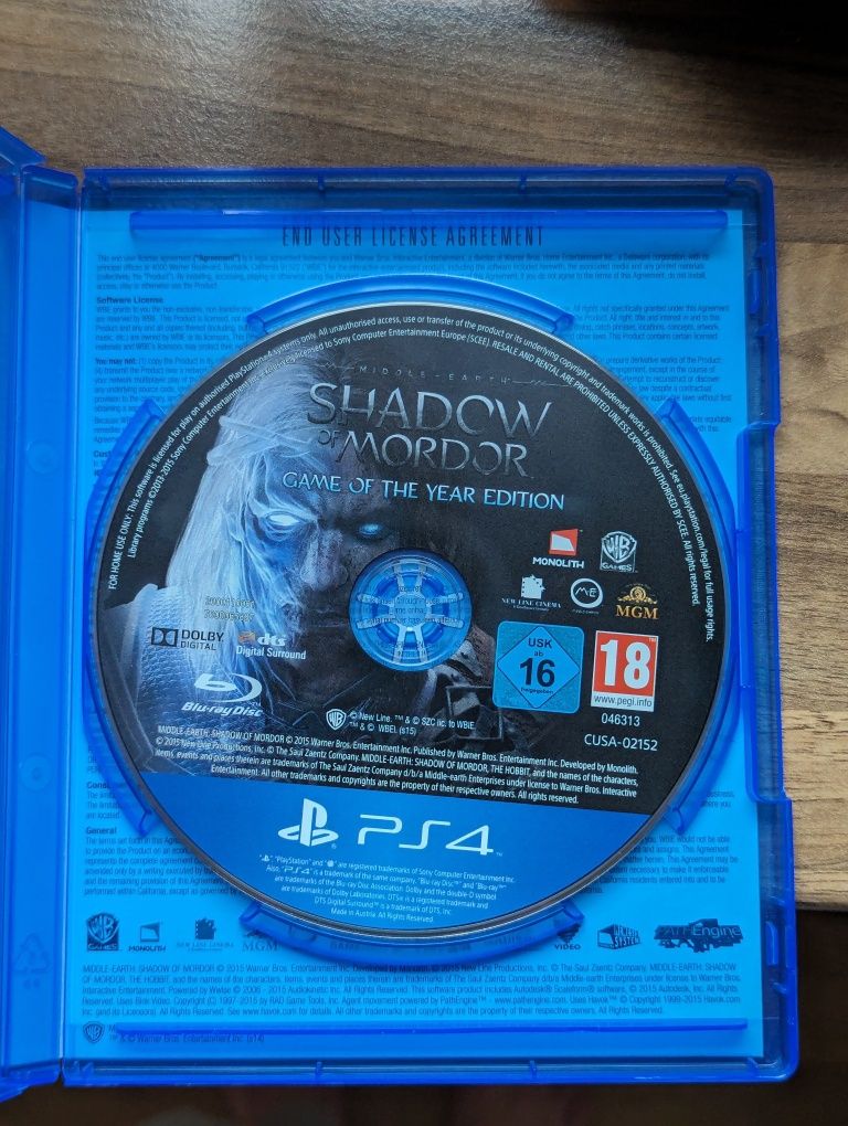 Shadow of Mordor: GOTY PS4