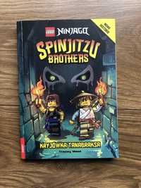 Książka lego NINJAGO/spinjitzu brothers/kryjówka tanabraksa