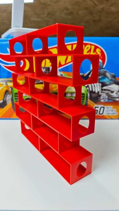 Expositor de 12 carrinhos 1/64 de parede