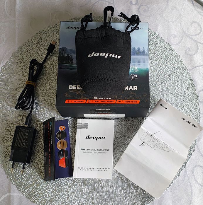 Echosonda Deeper Pro+ 2 Jak Nowa Komplet Ładowarka Gwarancja