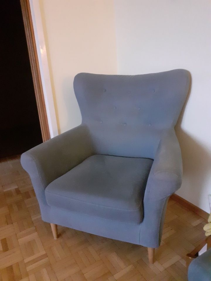 Sofa i fotel tapicerowane