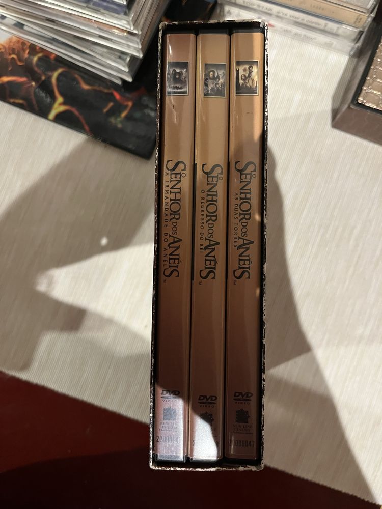 Filmes 3  dvd senhor dos anies com caixa novos nunca foram usados