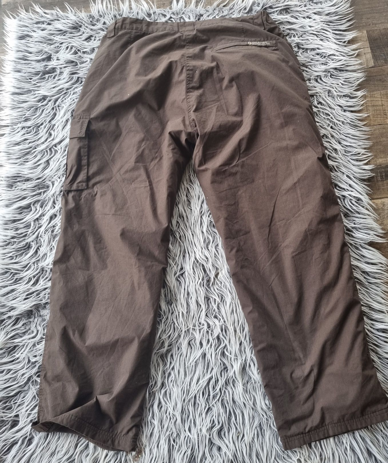 Spodnie 44 16 2XL XXL brązowe trekkingowe outdoor damskie