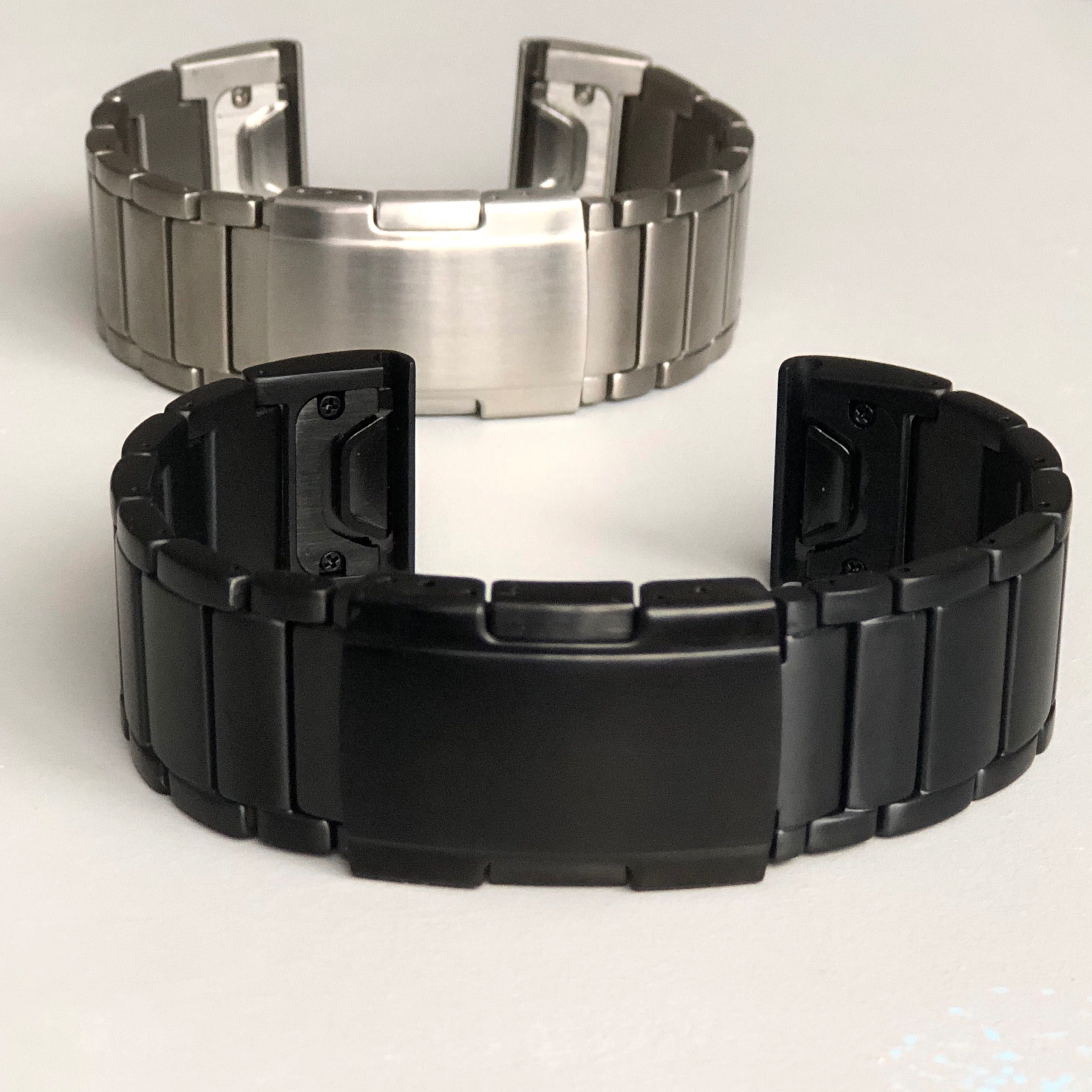 Титановий ремінець на GARMIN QUICK FIT 22 26 мм браслет ремешок ремінь