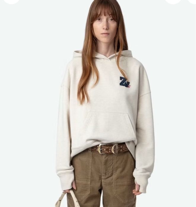 Толстовка бежевая Zadig & Voltaire