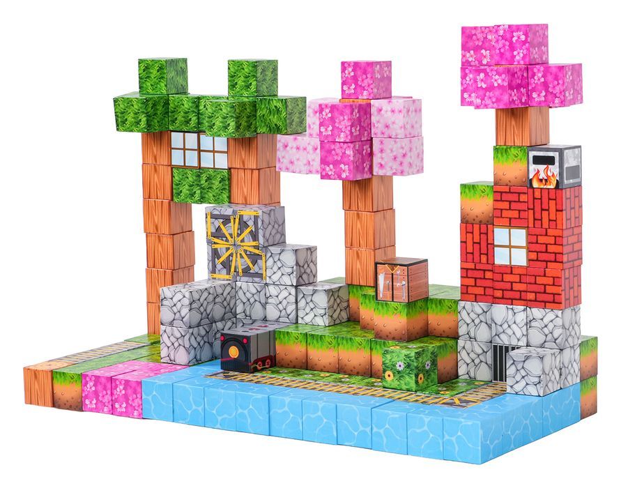 Zestaw Kostek, Klocków Magnetycznych 200El.