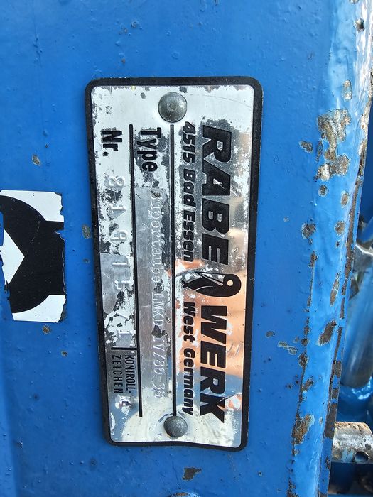 Pług obrotowy Ażurowy 4 skibowy Rabewerk