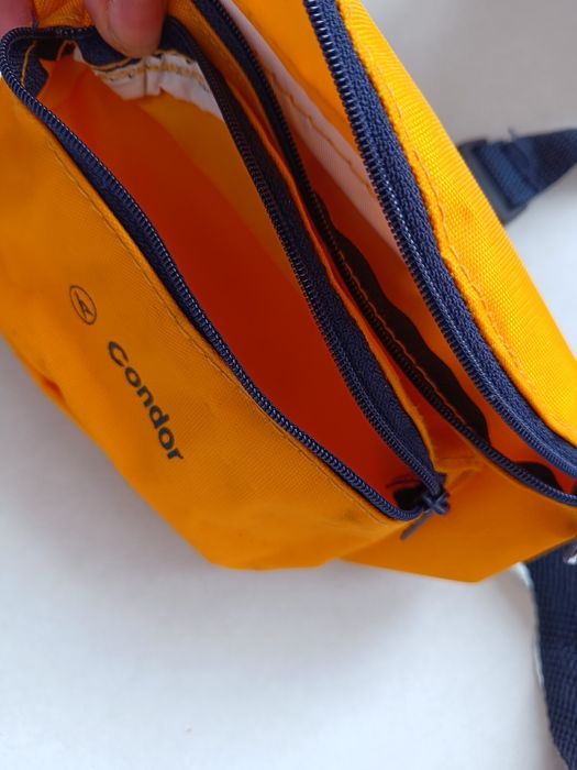 mała reklamowa torebka na pas nerka linie lotnicze Condor