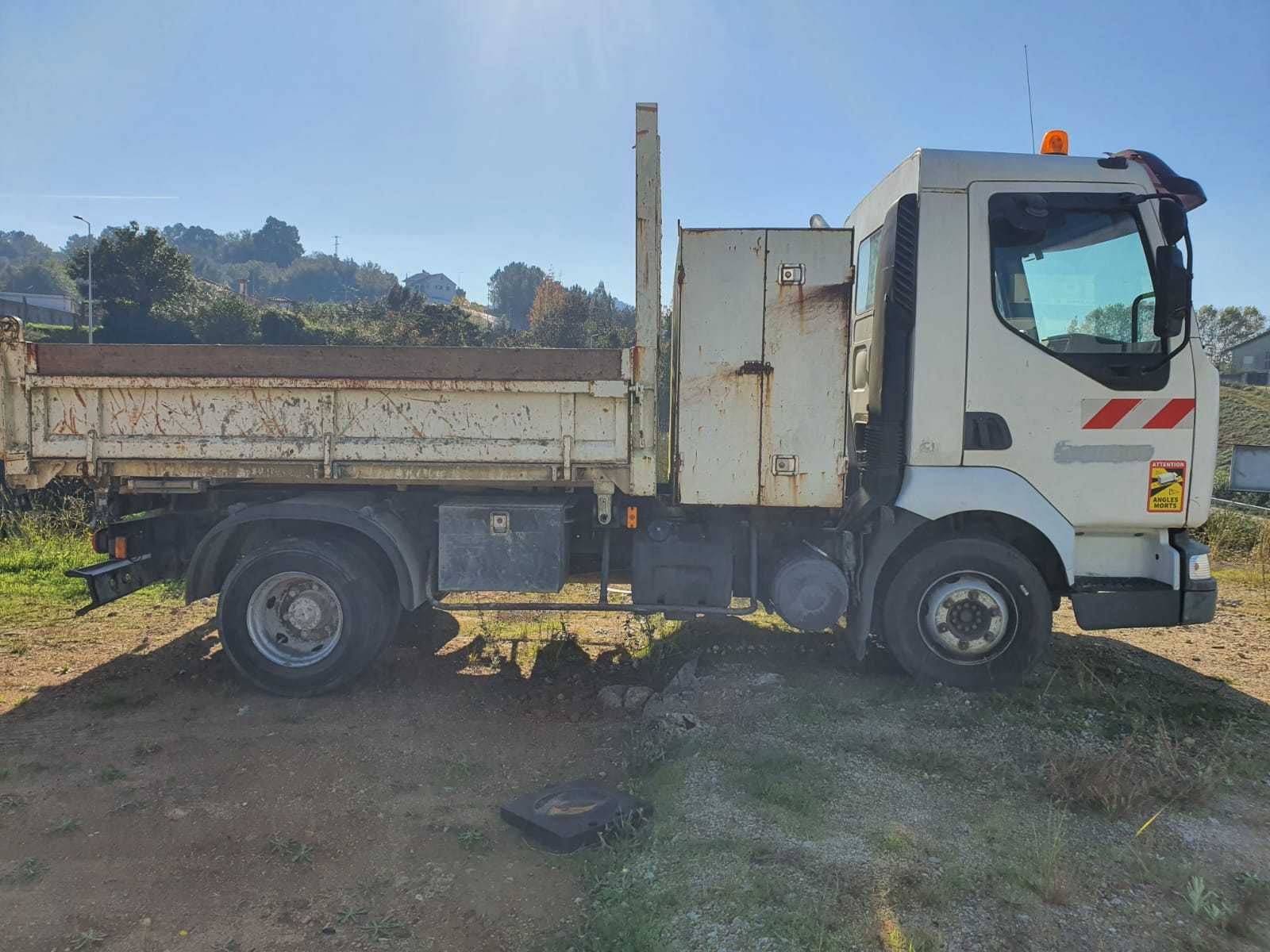 CAMIÃO RENAULT MIDLUM - 4X2 – 10T - 180cv - Tri basculante