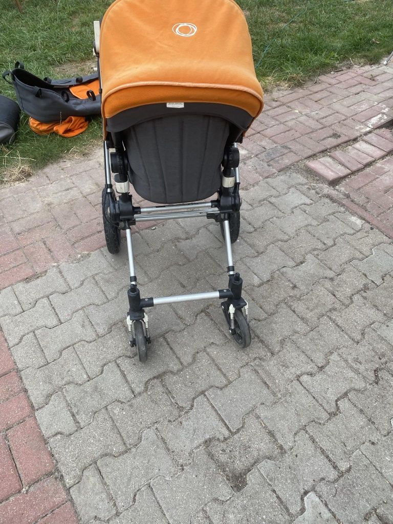 Wózek 2w1 spacerówka i gondola Bugaboo cameleon Orange