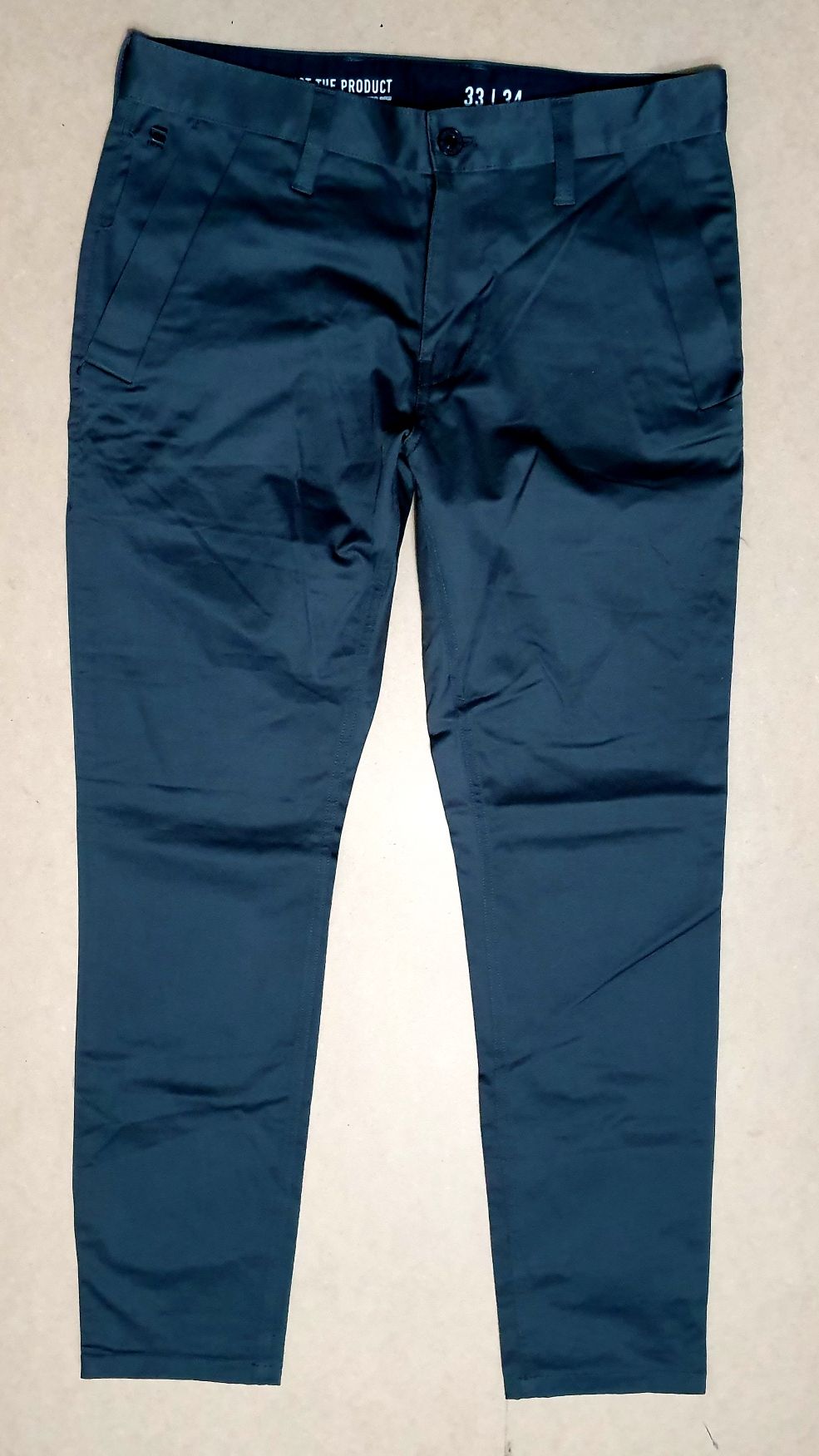 G STAR RAW roz. 33/34 pas 96 cm chinos stan idealny / nowy premium