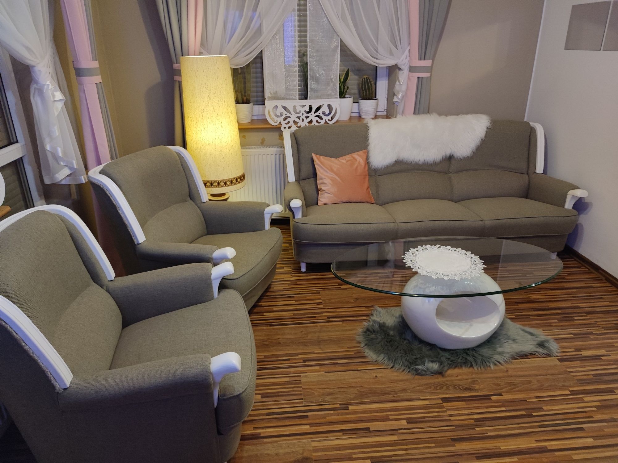 Wypoczynek kanapa sofa +dwa fotele