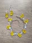 Набор hand made браслет и серьги ducks & bubbles уточки мыльные пузыри