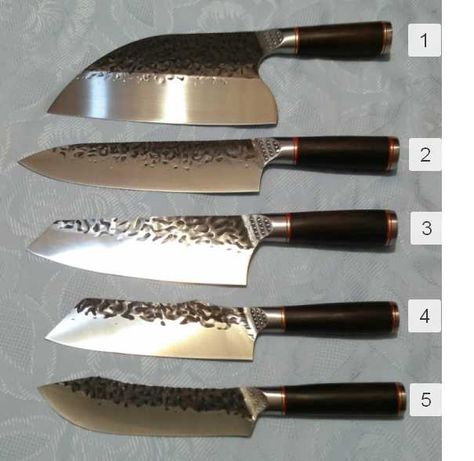 Японские кованые ножи для мяса, рыбы, овощей