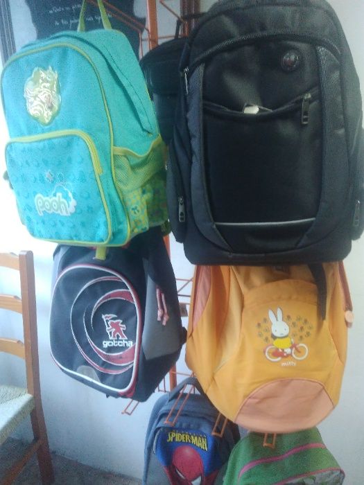 Mochilas Escolares, pré-escolar e de desporto NOVAS