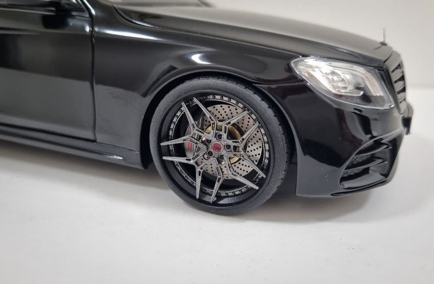 4 Felgi z oponami 1/24 Vossen Evo-4R 3pc do modeli Tamiya Aoshima Fuji