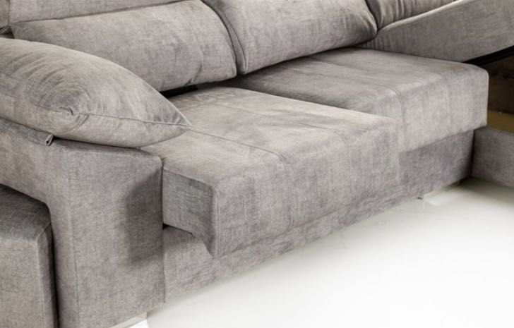 Sofá de Luxo com Chaise Longe