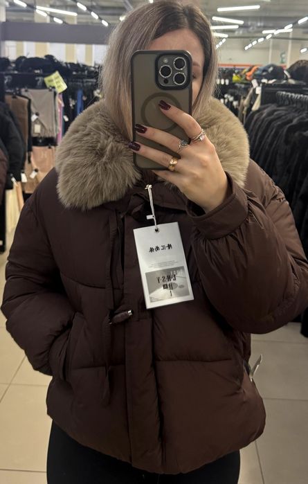 Куртка женская ,дутый укороченный пуффер, oversize,размеры 42,44,46,48