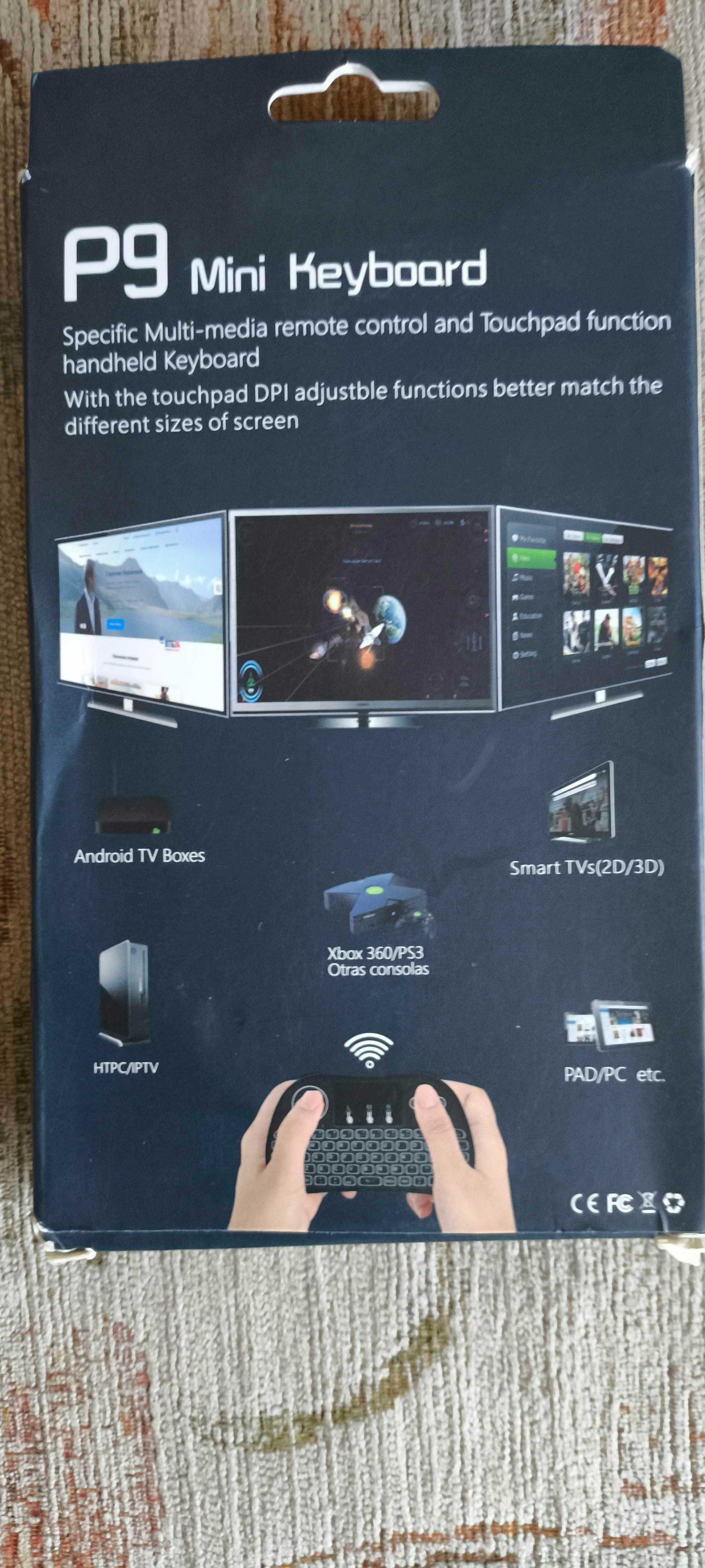 Klawiatura P9 mini wireless keyboard mouse combo