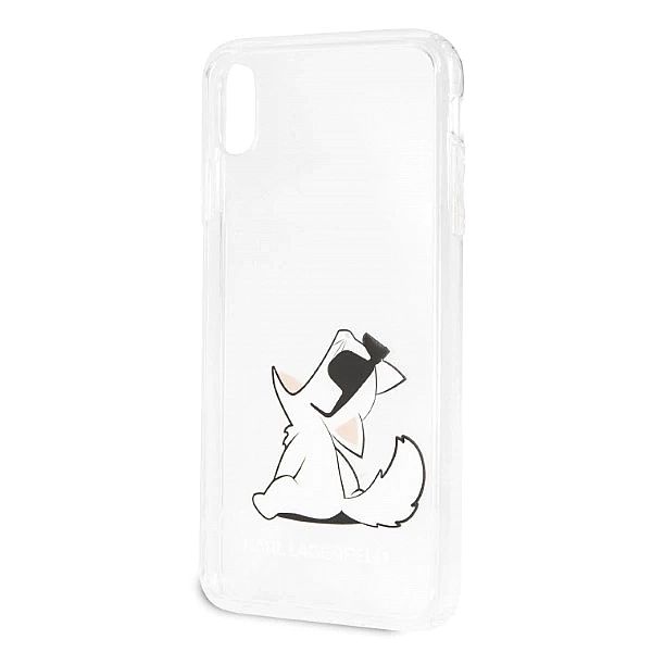 Etui Karl Lagerfeld Choupette Fun na iPhone Xs Max - przezroczyste