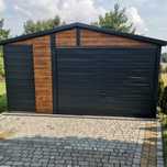Garaż 4.5x5 Multigloss + antracyt, profil zamknięty ocynkowany JASTAL