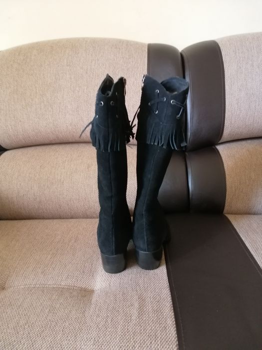 Чоботи зимові  натур. Замш 37р