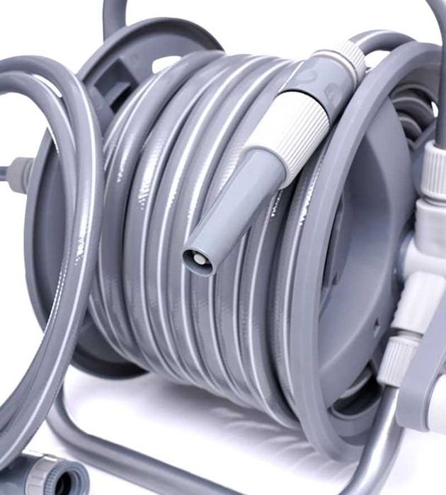 KRAFT&DELE Wąż Stojak Ogrodowy Zwijany Na Bębnie 20m 3/4" KD2079