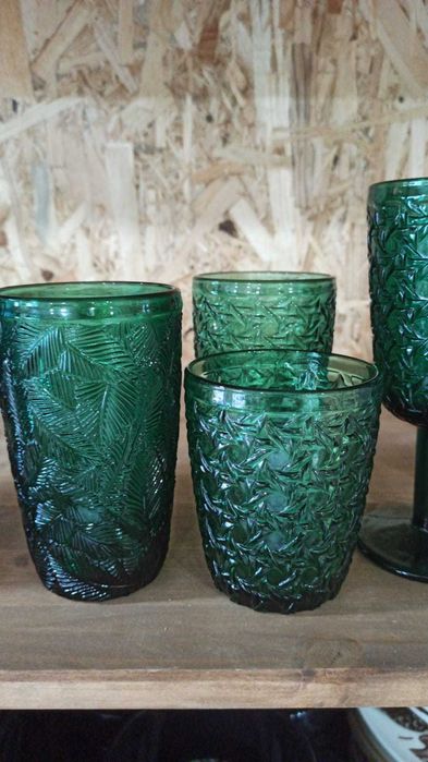 NOVO! Copos em Vidro Vintage Estilo e Elegância à Sua Mesa