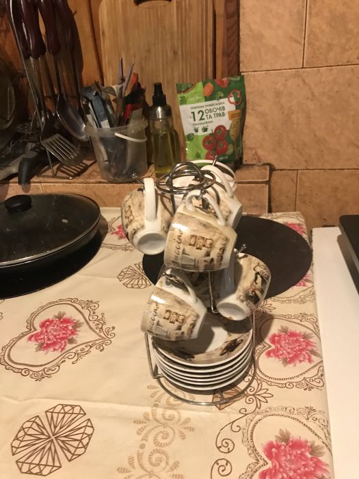 Кофейный  набор  на подставке