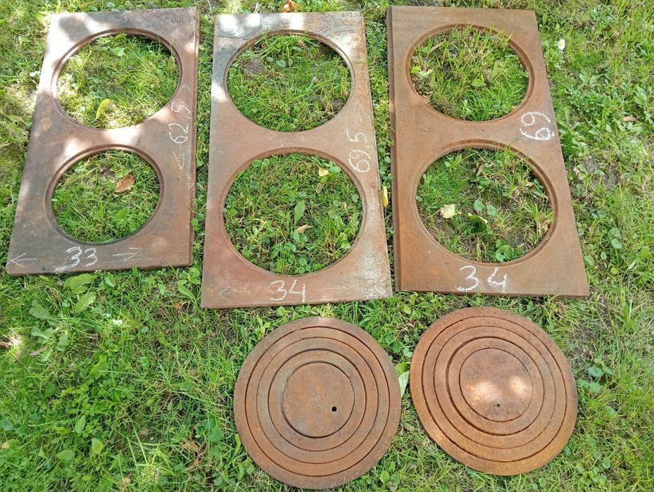 Blachy ruszta fajerki